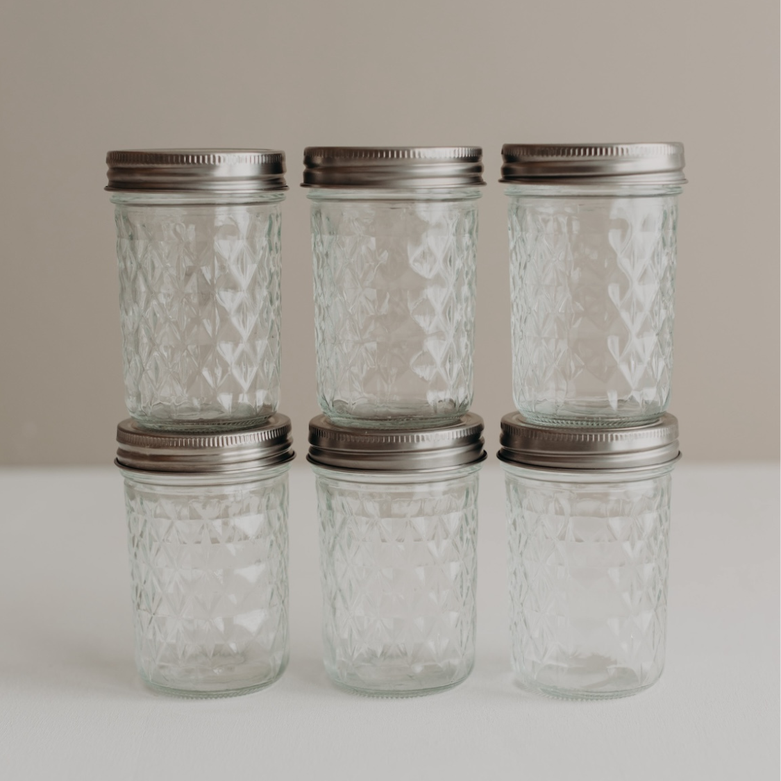 Lioleli Mason Jar | Set | Diamant 250ml