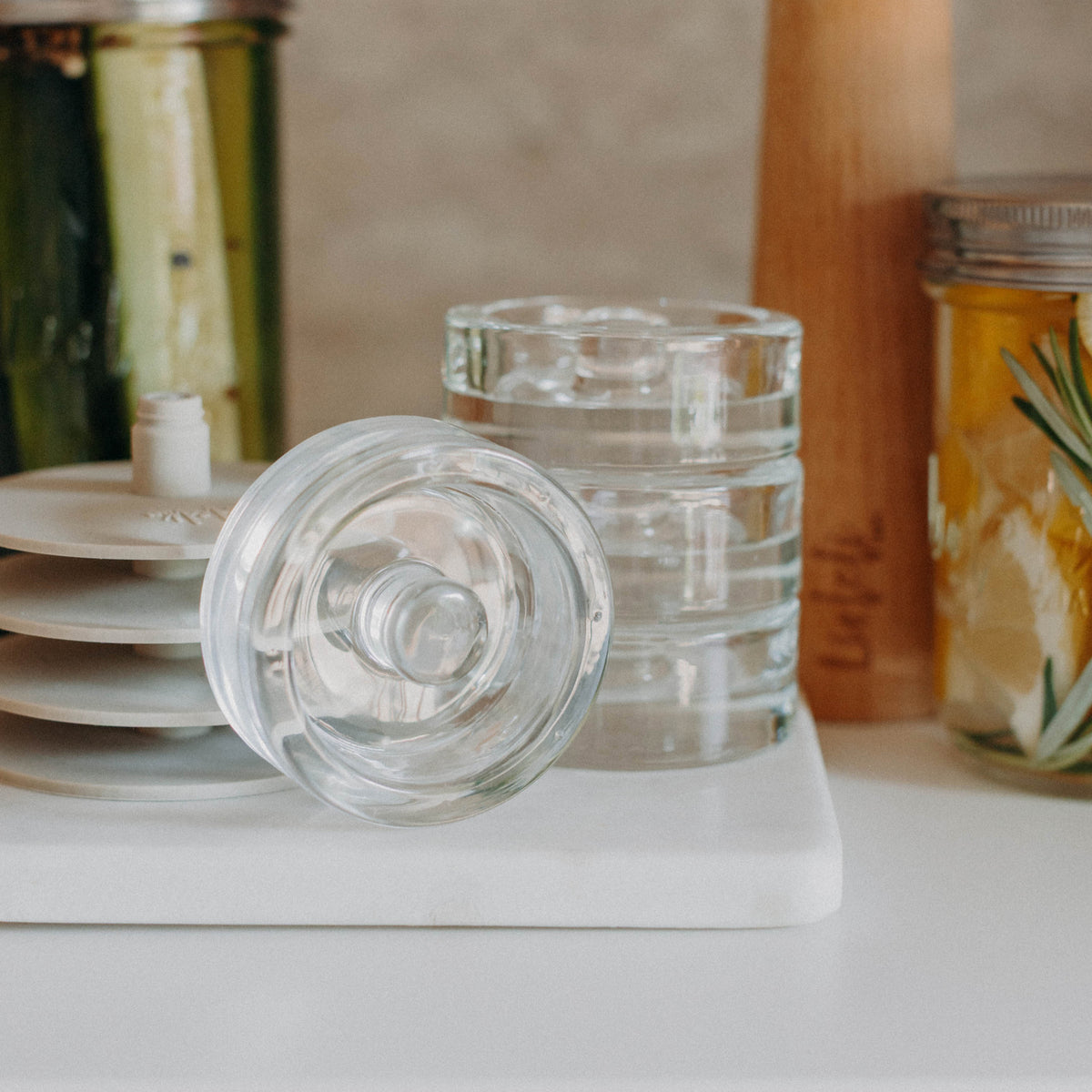 Fermentiergewichte | Glas | 4er-Set