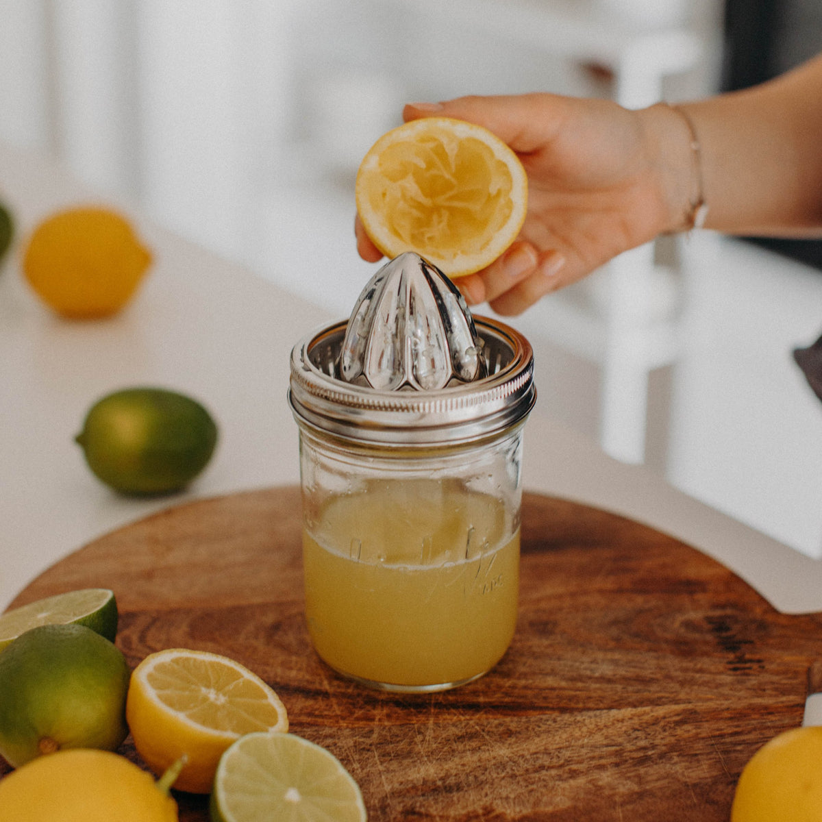 Zitronenpresse | Mason Jar | Edelstahl